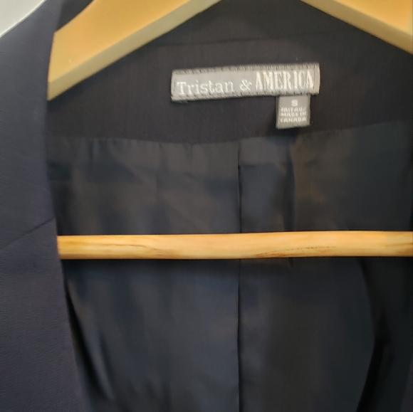 Tristan & America Dark Navy Blazer - Size S - Picture 5 of 6